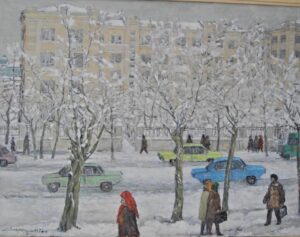 Лекаренко А.П. Ранний снег. 1978 г.