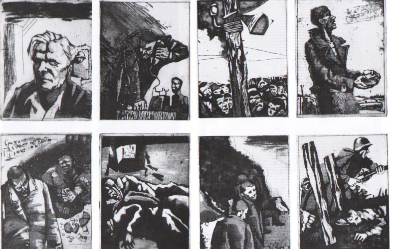 Книга памяти Виктора Астафьева проиллюстрирована гравюрами молодых художников Сибирской школы ксилографии Германа Паштова