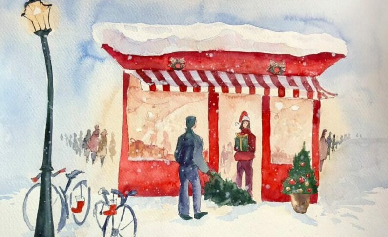 В Галерее «В центре Мира» открывается новая выставка «Новогодний арт-маркет» / 3 декабря