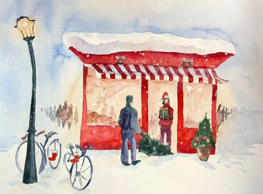 В Галерее «В центре Мира» открывается новая выставка «Новогодний арт-маркет» / 3 декабря